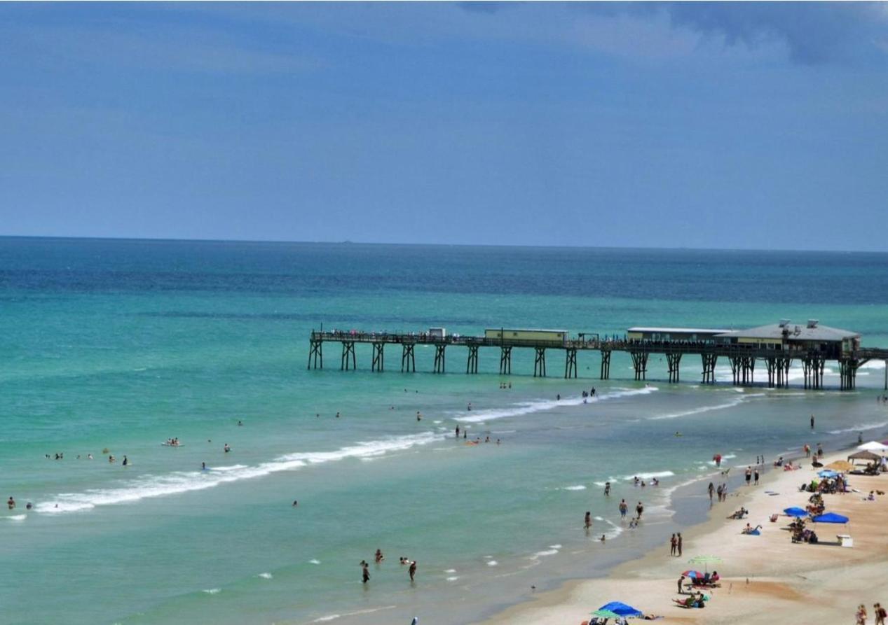 Beach Oasis 704 Lovely Daytona Ocean Front For 5 Sleeps Up To 12 Daytona Beach Exterior foto
