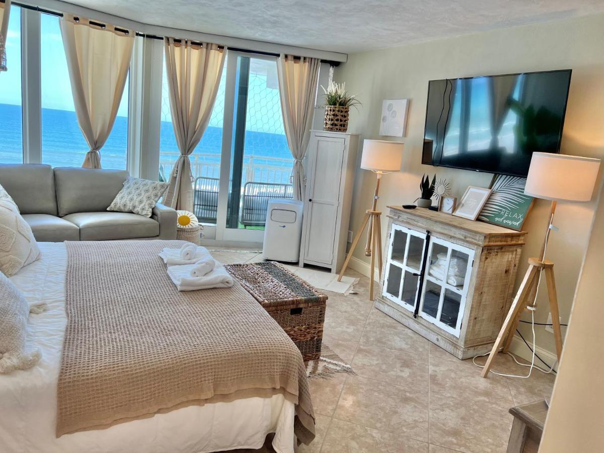Beach Oasis 704 Lovely Daytona Ocean Front For 5 Sleeps Up To 12 Daytona Beach Exterior foto